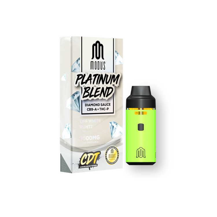 MODUS - Platinum Blend CDT Diamond Sauce (CB9-A + THC -P) - Hemp Disposable (3g x 5) - MK Distro