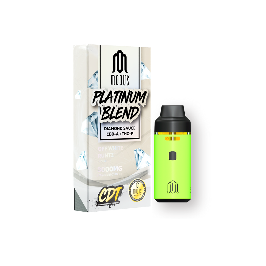 MODUS - Platinum Blend CDT Diamond Sauce (CB9-A + THC -P) - Hemp Disposable (3g x 5) - MK Distro