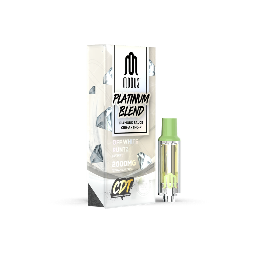 MODUS - Platinum Blend CDT Diamond Sauce (CB9-A+THC-P) - Hemp Cartridges (2g x 5) - MK Distro