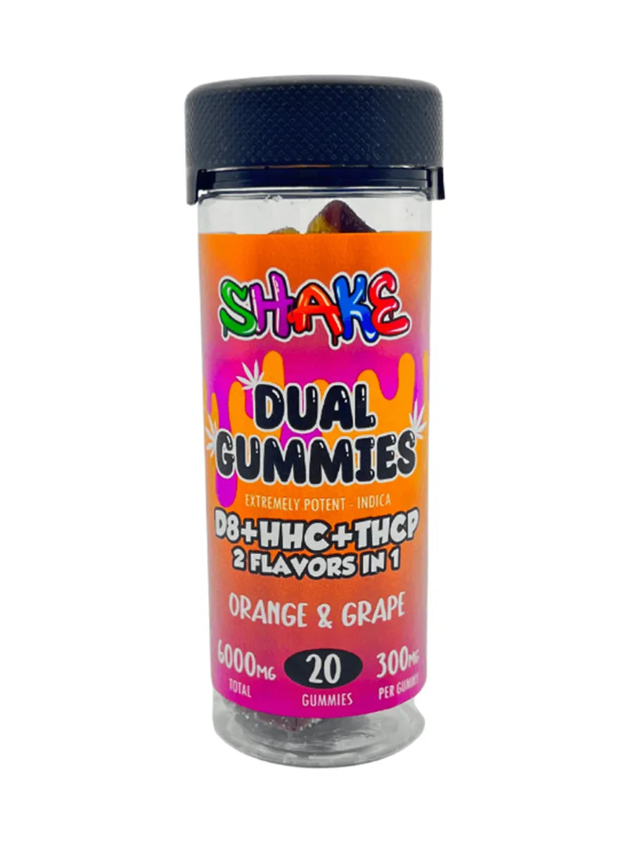 Shake - THC-A Edibles Dual Gummies (D8+HHC+THCP) - Delta Gummies (6000mg)