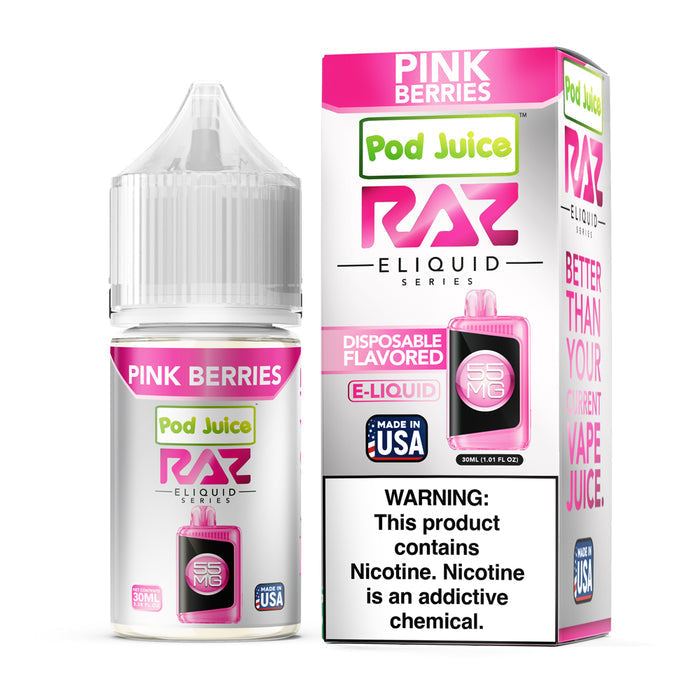 Raz x Pod Juice - Salt Nic E-Liquid (TFN, 30mL / 55mg)