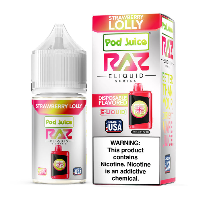 Raz x Pod Juice - Salt Nic E-Liquid (TFN, 30mL / 55mg)