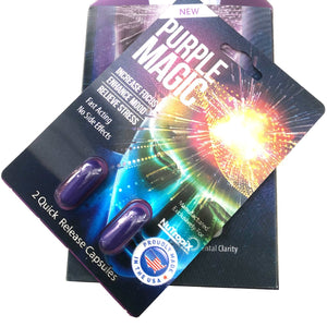 Purple Magic Focus Mood Enhancement - Box 12 - MK Distro