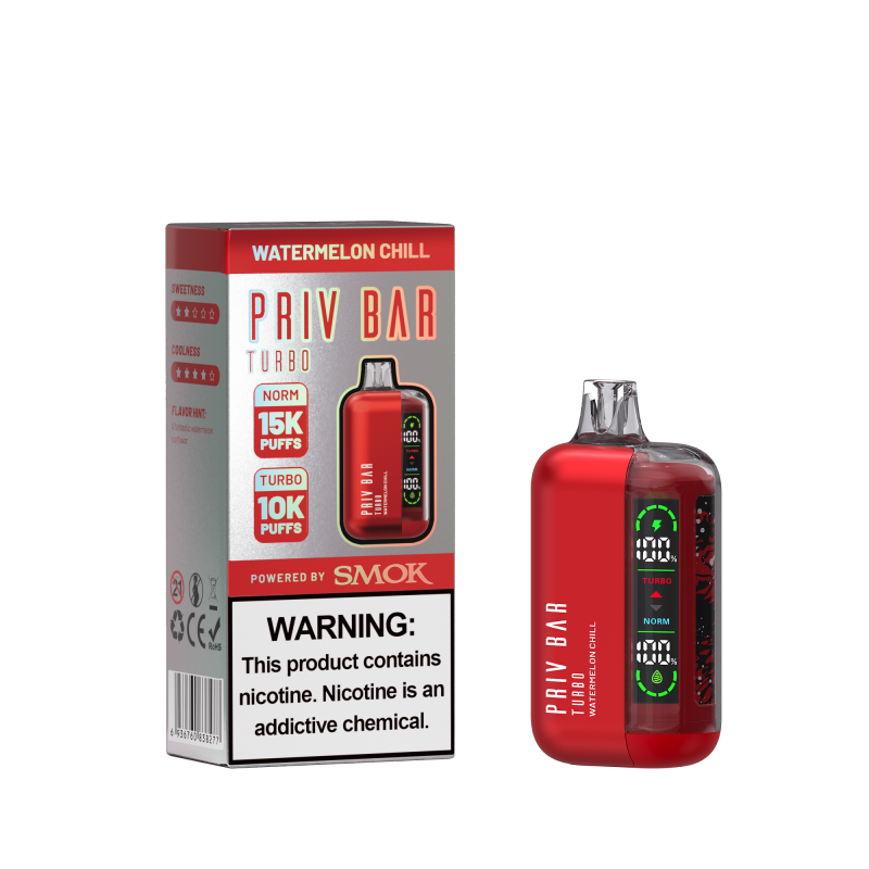 Smok Priv Bar Turbo - Disposable Vape (5% - 15,000 Puffs) - MK Distro