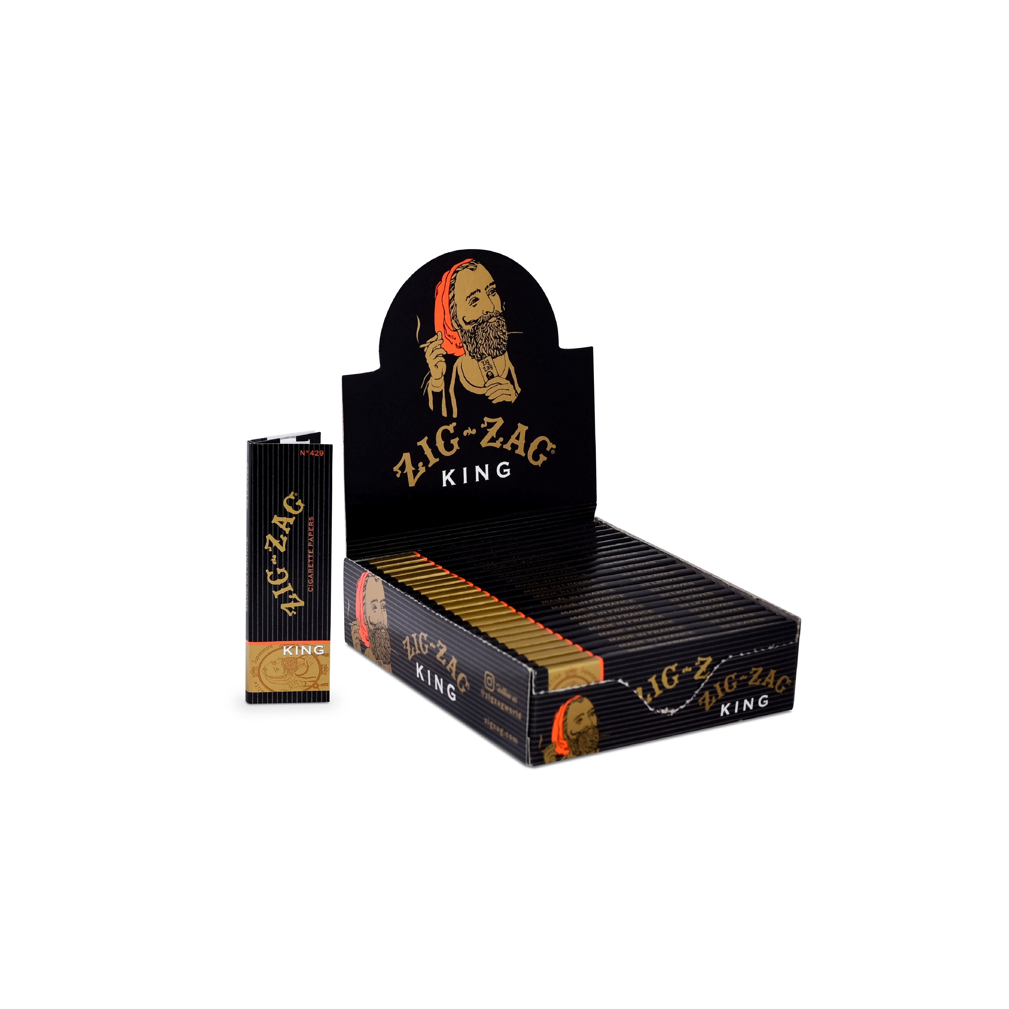 Zig Zag - King Size - Rolling Papers (24 x 32 Papers) - MK Distro