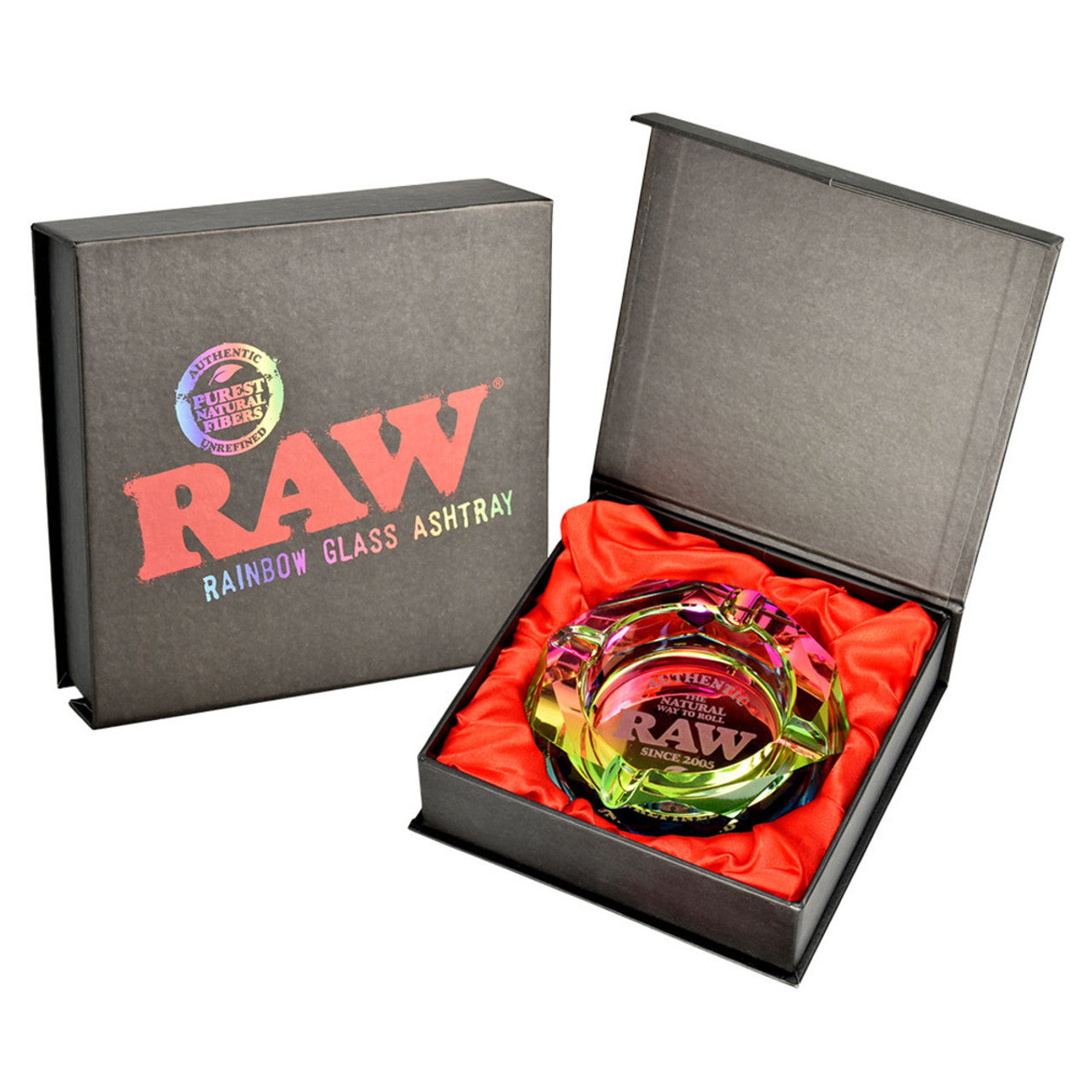 RAW - Rainbow Glass Ashtray - MK Distro