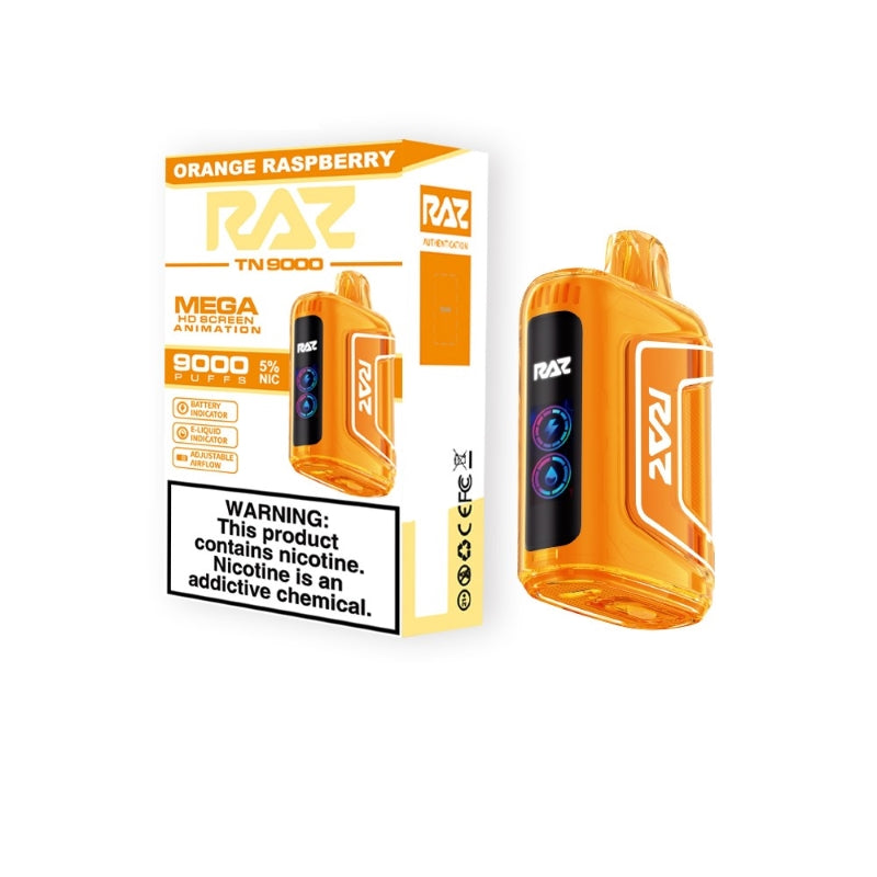 RAZ TN9000 - Disposable Vape (5% - 9000 Puffs) - Box of 5