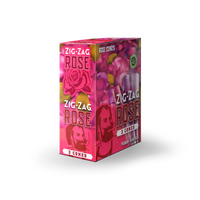 Zig Zag - Rose Premium Handmade - Cones (8packs x 3cones) - MK Distro