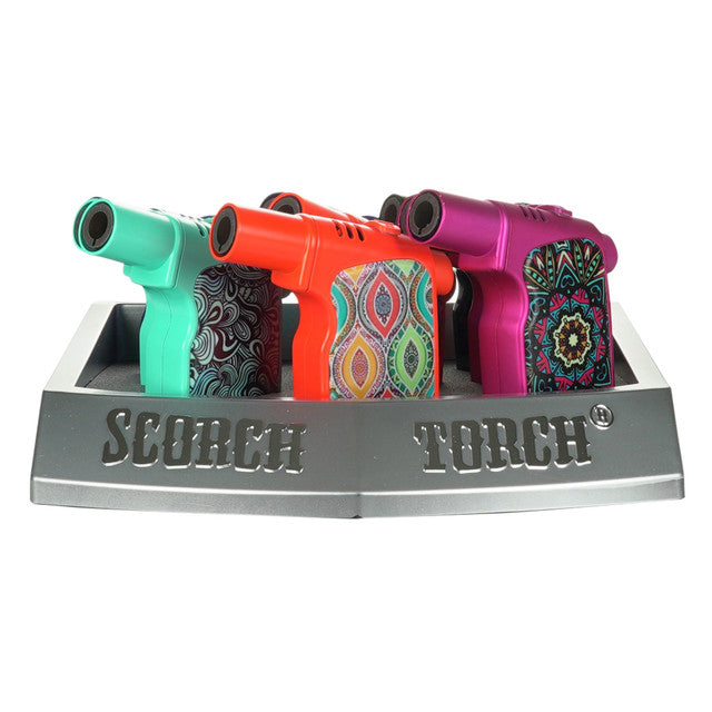 Scorch Torch - Leopard & Mandala (61650-2) - Box of 9 - MK Distro