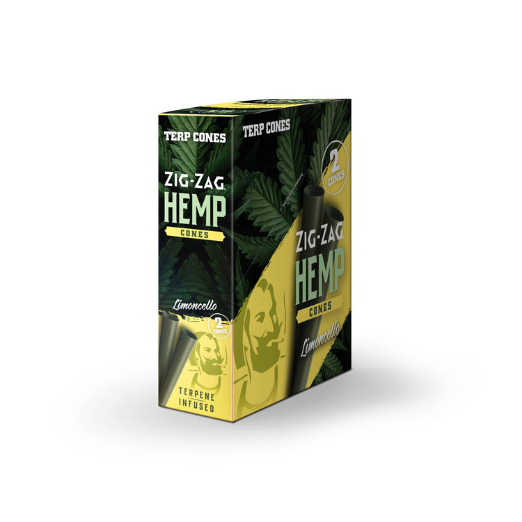 Zig Zag - Terpene Infused Hemp - Cones (15packs x 2cones) - MK Distro