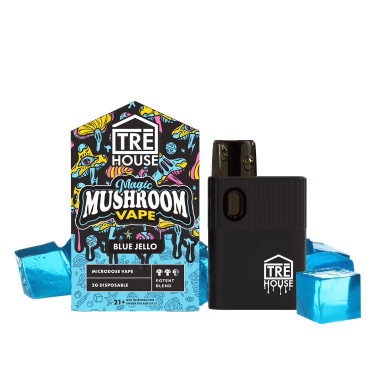 Tre House - Potent Blend (Magic Mushroom Microdose) - Hemp Disposables (2g x 6) - MK Distro