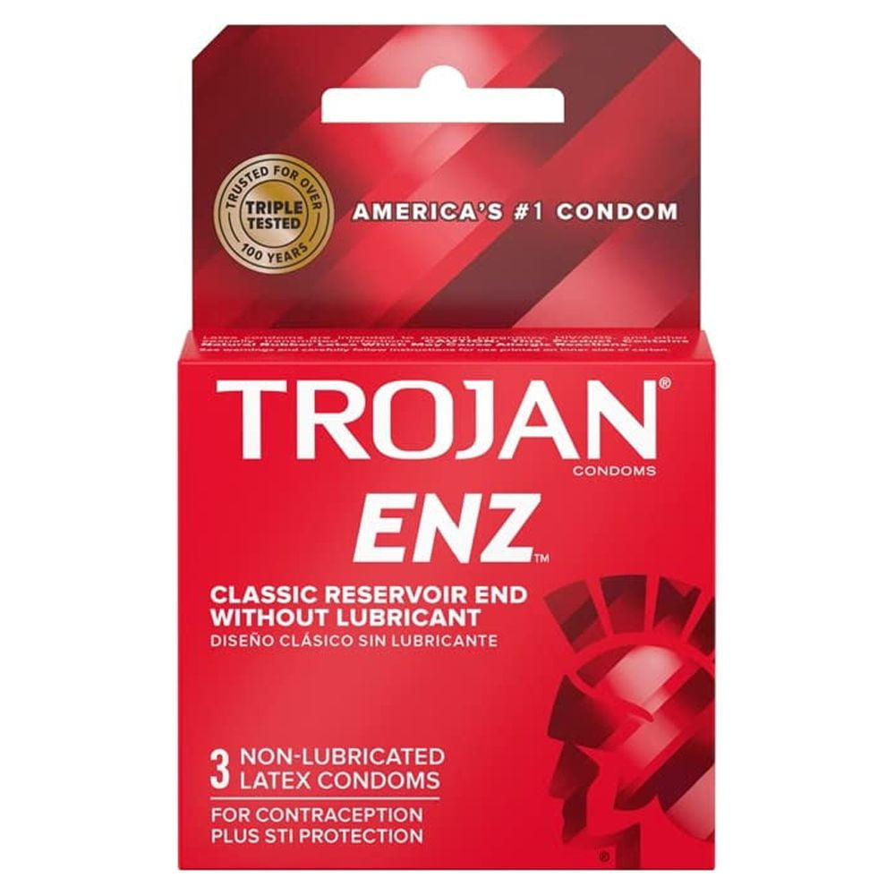 Trojan Condom - ENZ Premium Non-Lubricated - (6 Pack x 3)
