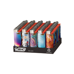 BiC Maxi - Special Edition Geometrics Series - Pocket Lighters (50-Count Tray) - MK Distro