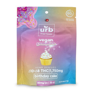 urb - Vegan Gummies (D10 + D8 + THC) - Gummies & Edibles (1750mg) - MK Distro