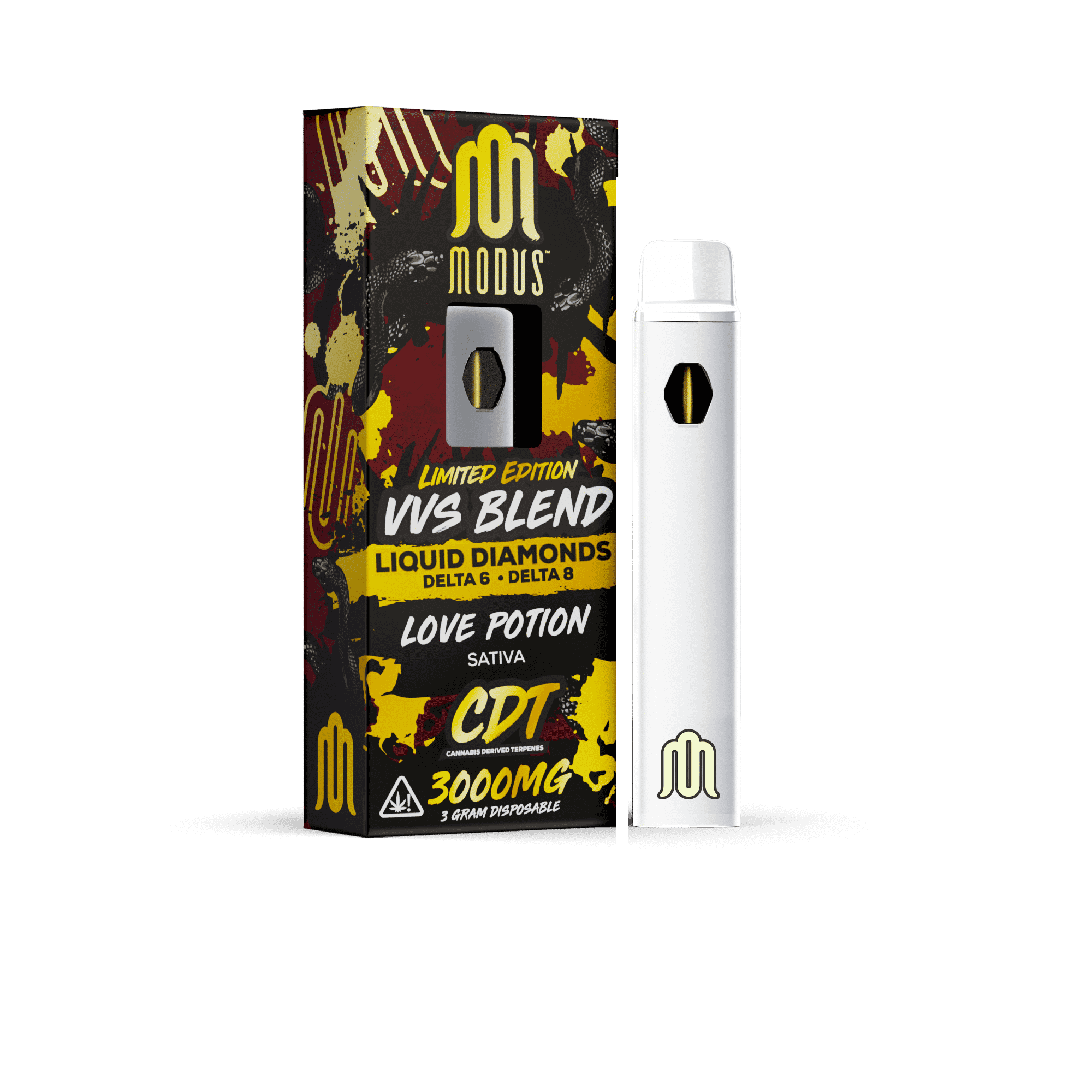 MODUS - VVS Blend (THC-A Liquid Diamonds + D6 + D8) - Hemp Disposable (3g x 5) - MK Distro