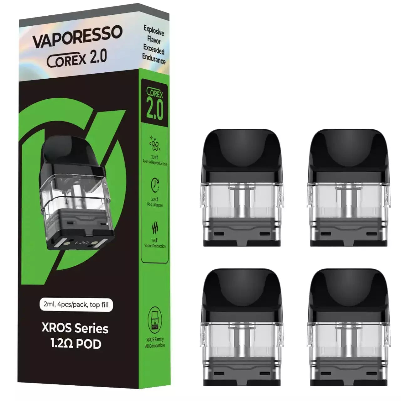 Vaporesso - Corex 2.0 XROS (2mL) Pods (4pcs)