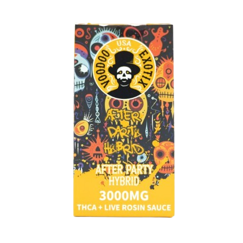 Voodoo Exotix - THC-A+Live Rosin Sauce - Hemp Disposables (3g)