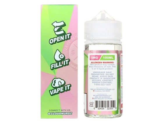 Cloud Nurdz - E-Liquid (TFN, 100mL) - MK Distro