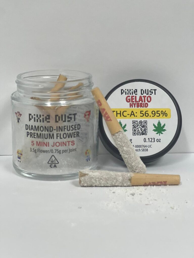 Pixie Dust - Diamond Infused Mini Joints (THCA) 3.5g - Delta Pre-Rolls (0.75g x 5) - MK Distro