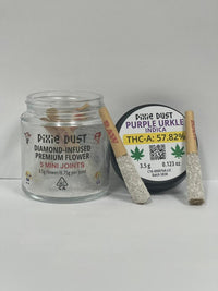 Pixie Dust - Diamond Infused Mini Joints (THCA) 3.5g - Delta Pre-Rolls (0.75g x 5) - MK Distro