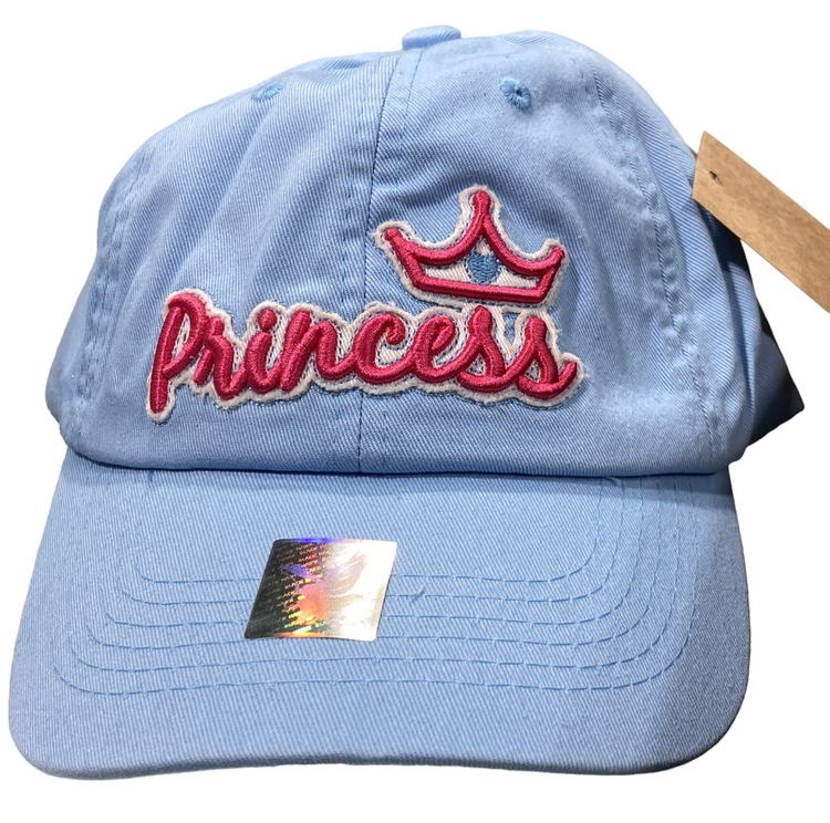 Adjustable Baseball Hat - Princess (Blue) - MK Distro