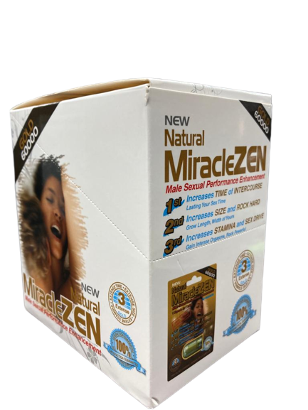 Miracle Zen Gold - Performance Enhancement Pills (Box of 24) - MK Distro