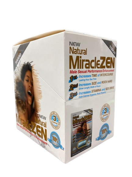 Miracle Zen Platinum - Performance Enhancement Pills (Box of 24) - MK Distro