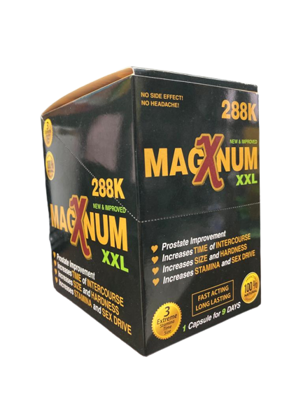 Magnum XXL Black 288K - Performance Enhancement Pills (24 x 700mg) - MK Distro