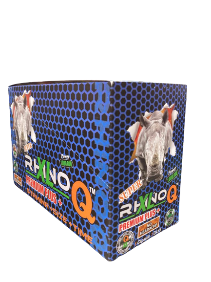 Rhino XL Q Premium Plus+ Capsule 1,000,000 - Performance Enhancement Pills (24 x 700mg) - MK Distro