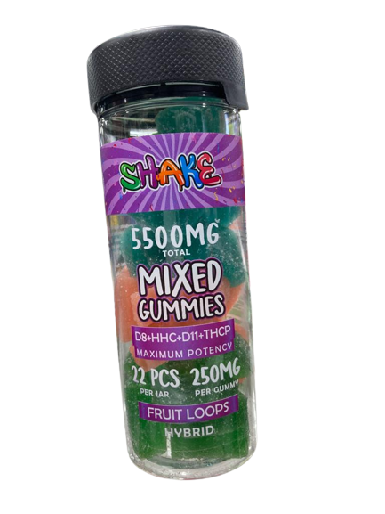 Shake Mixed Gummies (D8+HHC+D11+THCP) - Gummies & Edibles (5500mg) - MK Distro