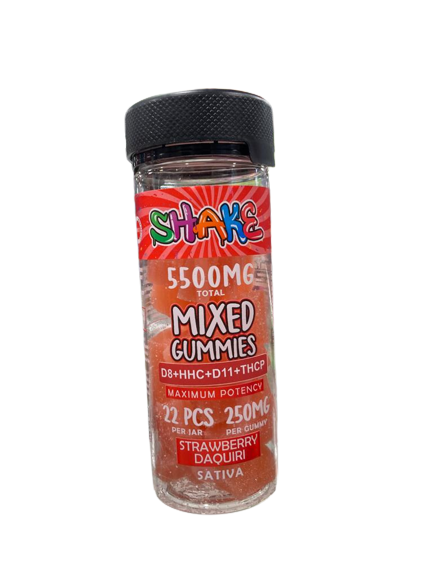 Shake Mixed Gummies (D8+HHC+D11+THCP) - Gummies & Edibles (5500mg) - MK Distro
