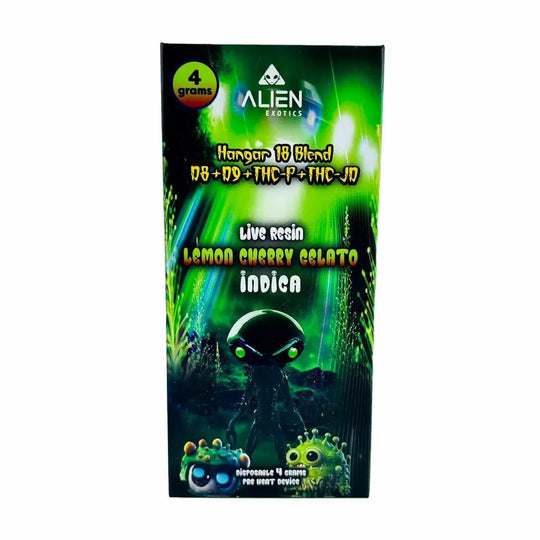 Alien Exotics - Space Craft Blend Live Resin (D8+D9+THC-P+THC-JD) - Delta Disposables (4g x 5) - MK Distro