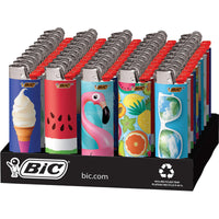 BiC Maxi - Special Edition Vacations Series - Pocket Lighters (50-Count Tray) - MK Distro