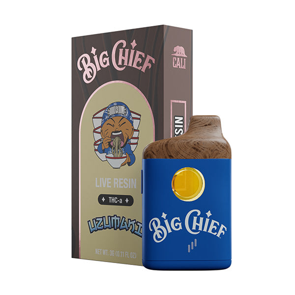 Big Chief - Live Resin (THC-A) - Delta Disposables (3g)