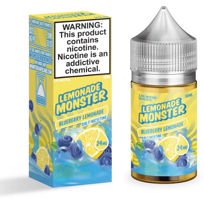 Lemonade Monster - Salt Nic E-Liquid (30mL) - MK Distro