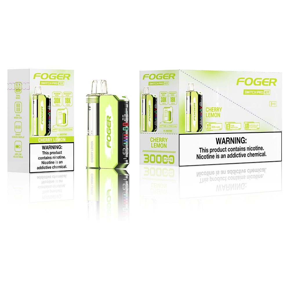 Foger Switch Pro Pod 30k - Disposable Pod (5% - 30,000 Puffs) - Box of 5