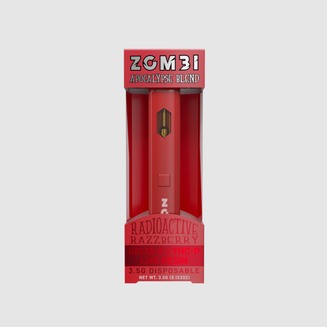 ZOMBI - Apocolypse Blend Live Resin (Delta6 + THC-P) - Hemp Disposables (3.5g x 6) - MK Distro
