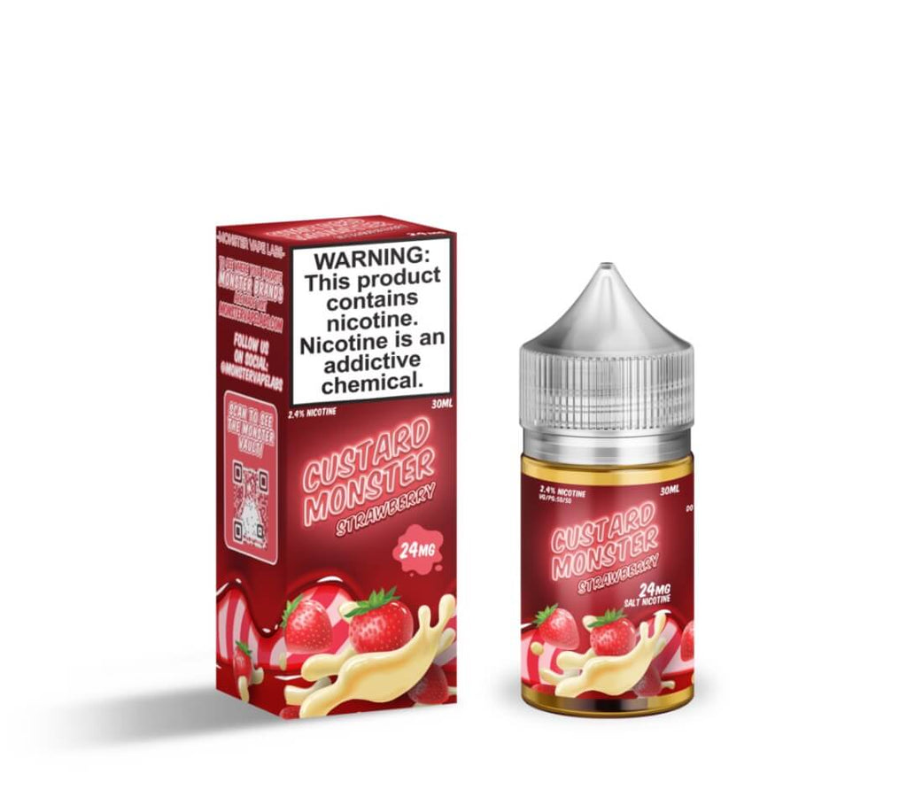 Custard Monster - Salt Nic E-Liquid (30mL) - MK Distro