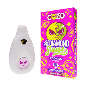 Dozo - THC Diamond Sauce x Live Rosin - Hemp Disposables (5g x 5) - MK Distro