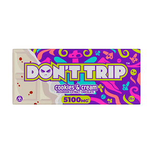 Dozo - Don't Trip Mushroom Chocolate Bar - Mushroom X D9 Blend (5100mg x 10) - MK Distro