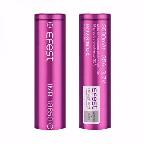 EFEST - IMR 18650 3000mAh 35A Battery (Single)