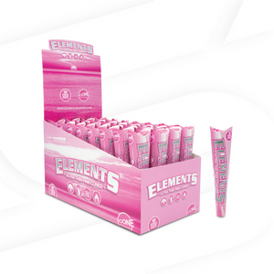 Elements - Pink King Size - Cones (32packs x 3cones) - MK Distro