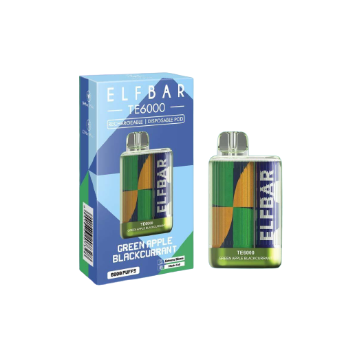 Elf Bar TE6000 - Disposable Vape (5% - 6000 Puffs) - MK Distro