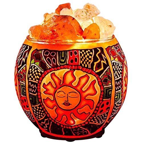 HIMALAYAN AROMATHERAPY SALT LAMP WITH UL LISTED DIMMER CORD (ETHNIC SUN) - MK Distro