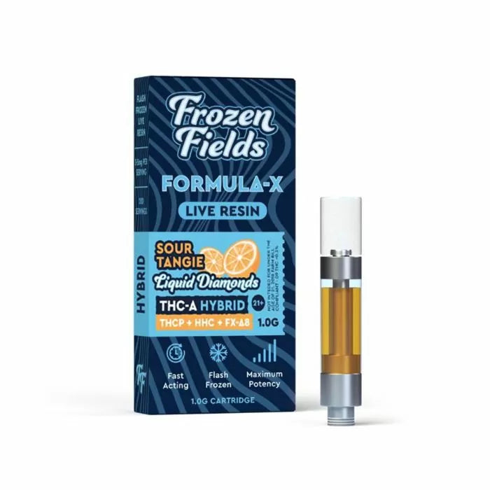 Frozen Fields - (THC-A Live Resin) - Hemp Cartridges (1g x 5) - MK Distro