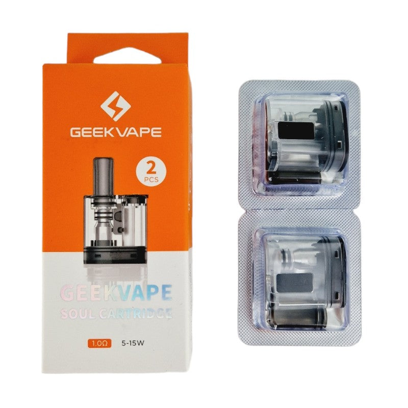 GeekVape - Soul Kit Replacement Cartridge 1.0Ω (5-15W) - (Pack of 2)