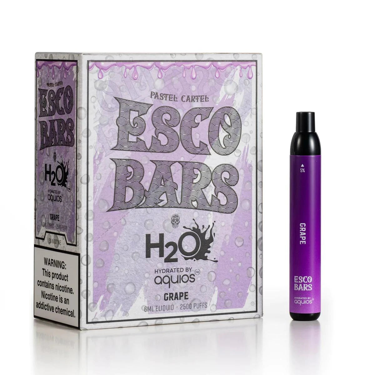 Esco Bar H20 - Disposable Vape (5% - 2500 Puffs) - MK Distro