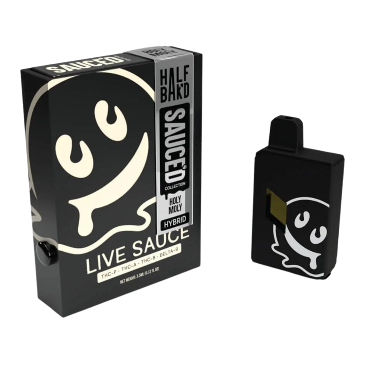 Half Bak'd - Live Resin Sauce'd (THC-A) - Hemp Disposables (4g x 5) - MK Distro