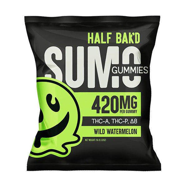 Half Bak'd - Sumo Gummies (THC-A + THC-P) - Gummies & Edibles (840mg x 30) - MK Distro