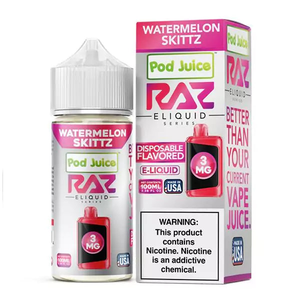 Raz x Pod Juice - Premium E-Liquid (100mL / 3mg)